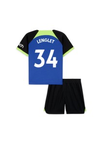 Fotbalové Dres Tottenham Hotspur Clement Lenglet #34 Dětské Venkovní Oblečení 2022-23 Krátký Rukáv (+ trenýrky)
